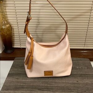 Dooney & Bourke Pink Leather Shoulder Bag